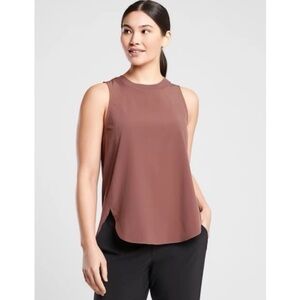 Athleta Zephyr Tank, Women’s Activewear Tank Top, Velvet Clay, Size 1X
